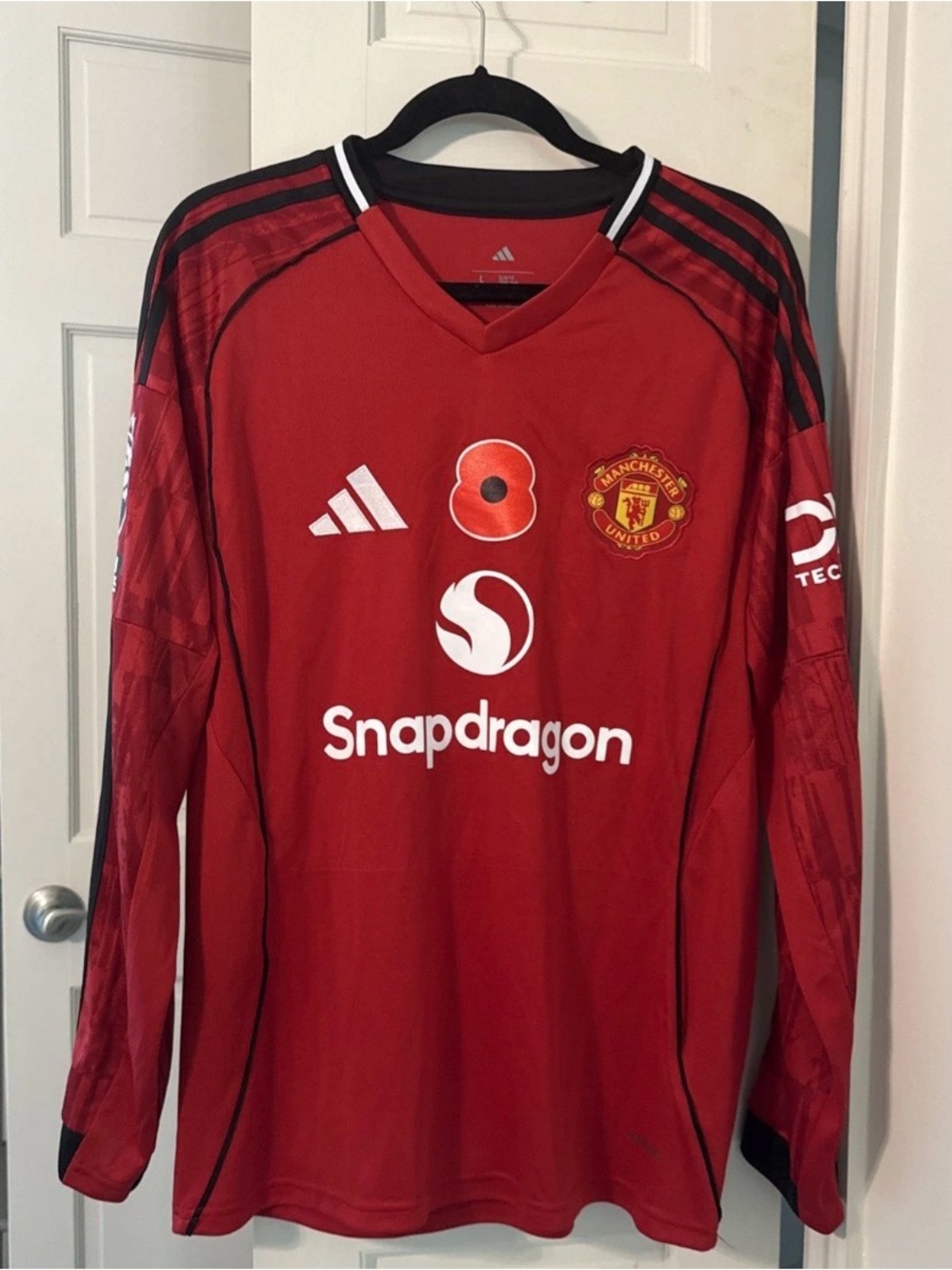NEW Adidas Manchester United 2022/23 Home Large Jersey Ace - Red